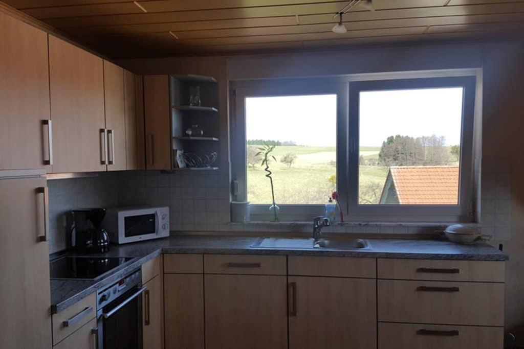 Anna - Neue Ferienwohnung Mit Blick Ins Gruene Ober-Abtsteinach ภายนอก รูปภาพ
